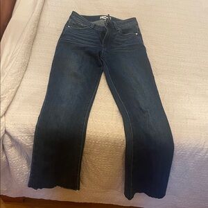 Dark Blue Women's Straight-Leg Jeans